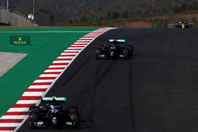 , Portugal GP qualifying results: Lewis Hamilton pips team-mate Valtteri Bottas to pole at end of dramatic qualifying
