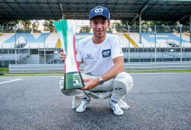 , Pierre Gasly commits F1 future to Alpha Tauri teams for next year after impressive year and debut GP win