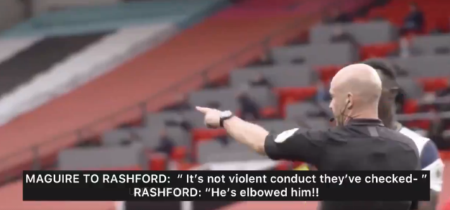 , Watch newly released behind-scenes footage as Man Utd captain Maguire disagrees with Rashford over Martial sending off