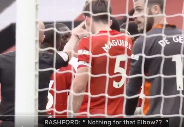 , Watch newly released behind-scenes footage as Man Utd captain Maguire disagrees with Rashford over Martial sending off