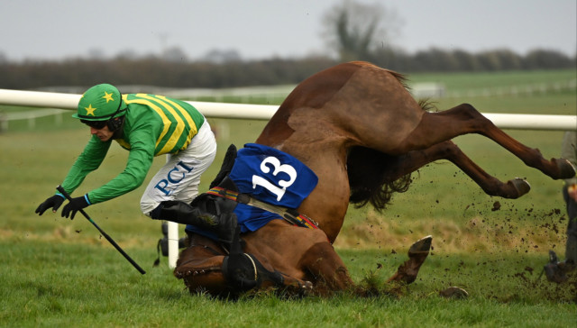 , Amazing photos show crunching fall at Thurles which both horse and jockey miraculously escaped unhurt