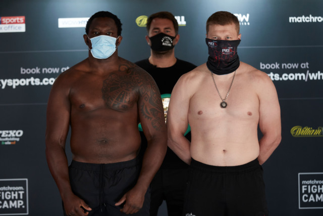 , Eddie Hearn teases blockbuster fight between Tyson Fury and Whyte after Povetkin is rushed to hospital with coronavirus
