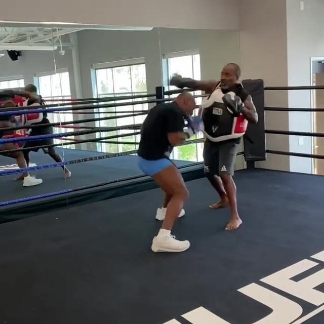 , Watch Mike Tyson show off ferocious training speed and power at 54, as fans left stunned ahead of Roy Jones Jr fight