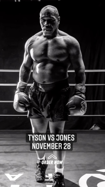 , Mike Tyson, 54, shows off hulking body transformation as he counts down days until Roy Jones Jr bout