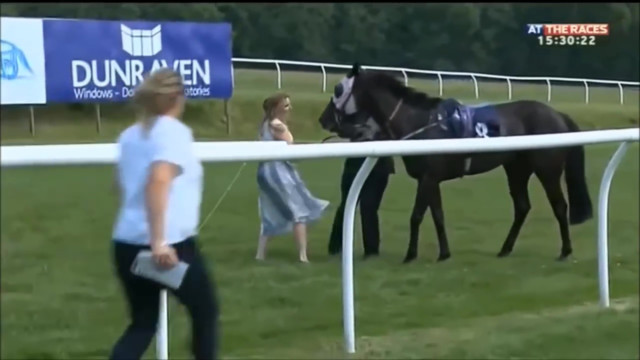 , Watch dramatic moment TV host Hayley Moore is sent flying by loose horse before stopping it as she recalls ‘crazy’ clip