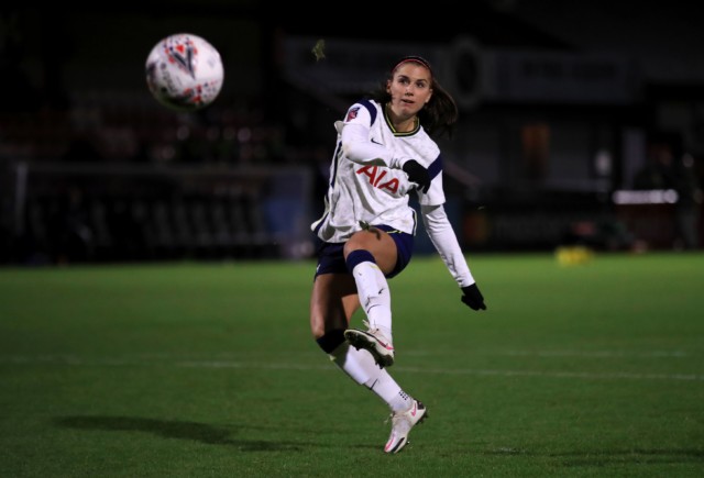 , Arsenal fans joke Alex Morgan’s penalty miss for Tottenham is ‘most Spursy thing ever’