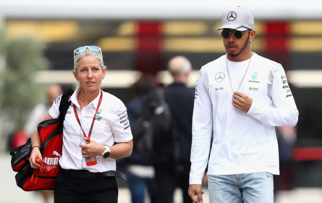 , Lewis Hamilton puts success down to little-known right-hand woman Angela Cullen who has helped guide F1 star to success