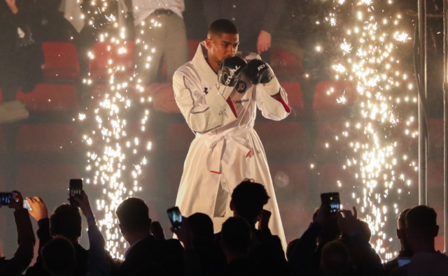 Anthony Joshua loved fighting at the Principality Stadium when he beat Joseph Parker