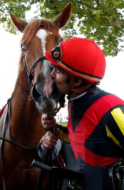 , Meet the jockey married to stunning former Miss France who has overcome two months of coronavirus hell to win again