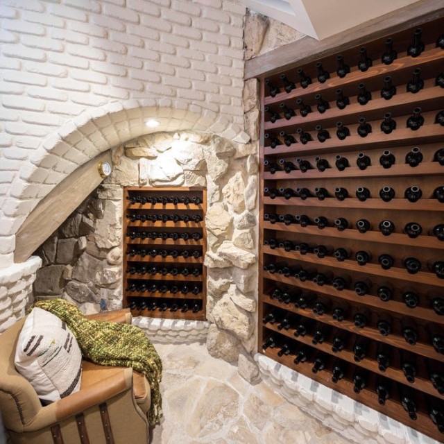 There are several wine cellars in Pauls Californian property