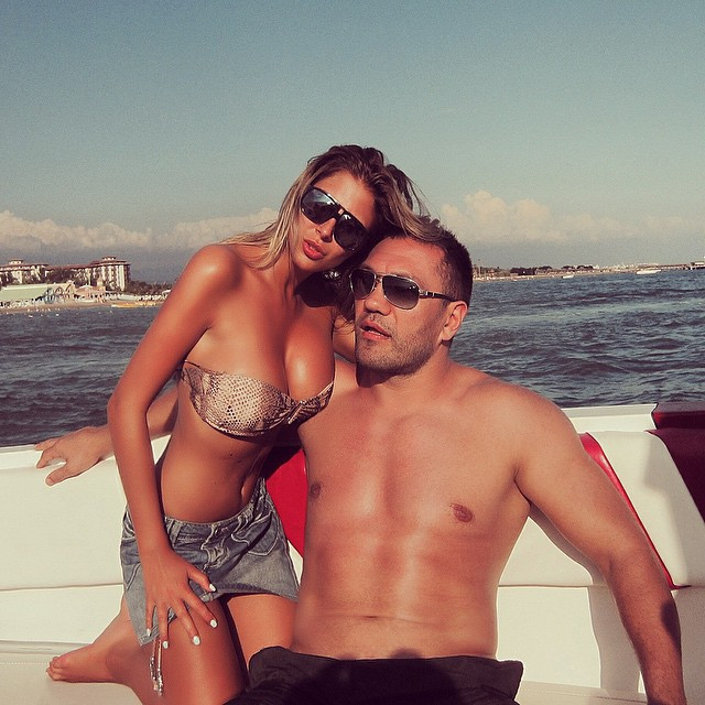 Pulev was supported by his pop star missus Andrea