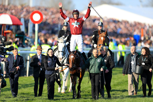 , Grand National hero Davy Russell says ‘flash of pain was like fireworks’ in fall that required bolts drilled into head
