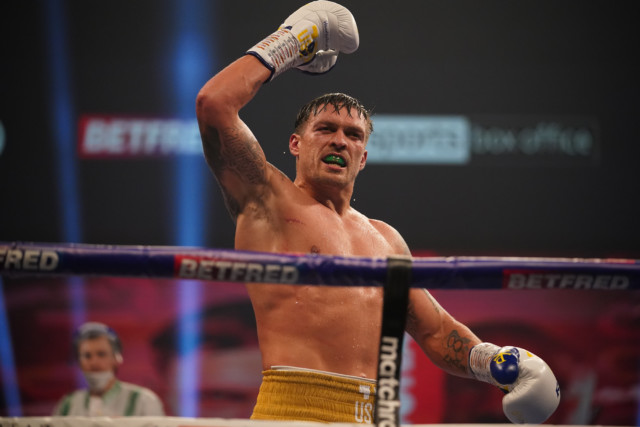 Oleksandr Usyk has earned his right to face Joshua