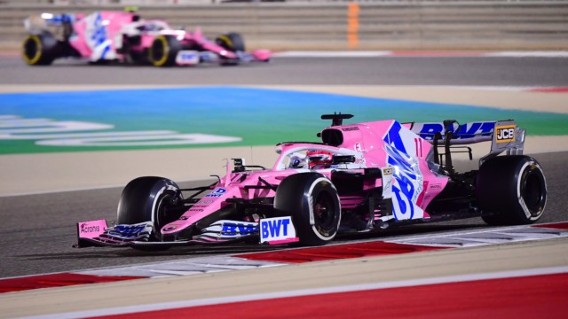 , Sergio Perez lands spectacular first GP win as Mercedes blunders deny Russell debut victory