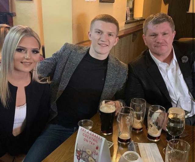 , Ricky Hatton’s son Campbell, 19, signs with Eddie Hearn’s Matchroom and will make pro boxing debut in February