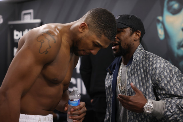 , Anthony Joshua reveals Floyd Mayweather told him boxing is ‘chess not checkers’ in cryptic chat after Kubrat Pulev fight