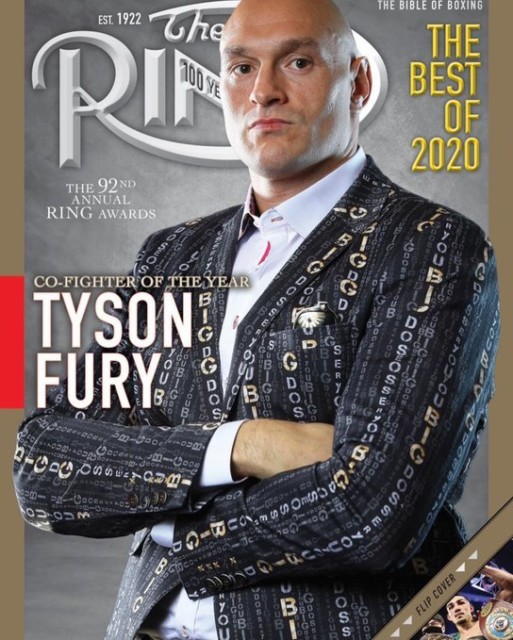 , Tyson Fury makes history after becoming first Brit to win two Ring Magazine Fighter of the Year awards
