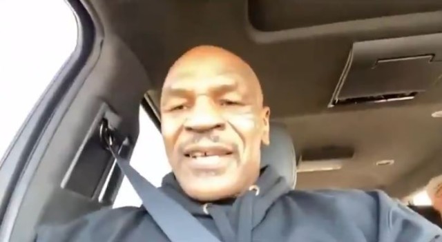, Mike Tyson laughs as he explains bizarre moment he told reporter he broke his back and shouted ‘spinal’ after Lewis loss