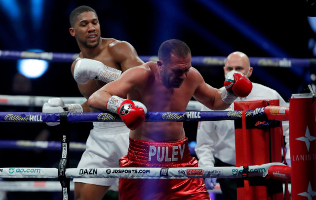 , Kubrat Pulev ‘quit’ and should have been stopped in third round against Anthony Joshua after turning back, claims Whyte