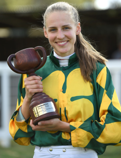 , Jockey Anna Jordsjo whose ex-boyfriend was banned for veering into rivals so she could win records 3911-1 five-timer