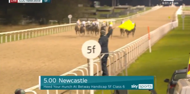 , Fans fume at ‘Absolute carnage’ as SEVEN horses withdrawn from Newcastle race after shambolic false start