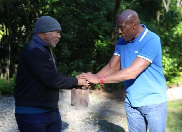 Tyson and Bruno rekindled their friendship 31 years after their first, pulsating fight