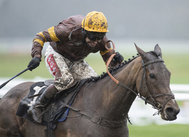 , Amazing photos show jockeys battle mud in their eyes in brutal world of winter racing brought on by Storm Christoph