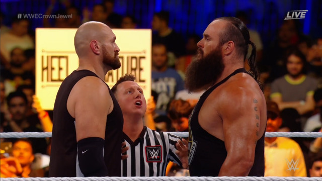  Tyson Fury beat Braun Strowman on his WWE debut