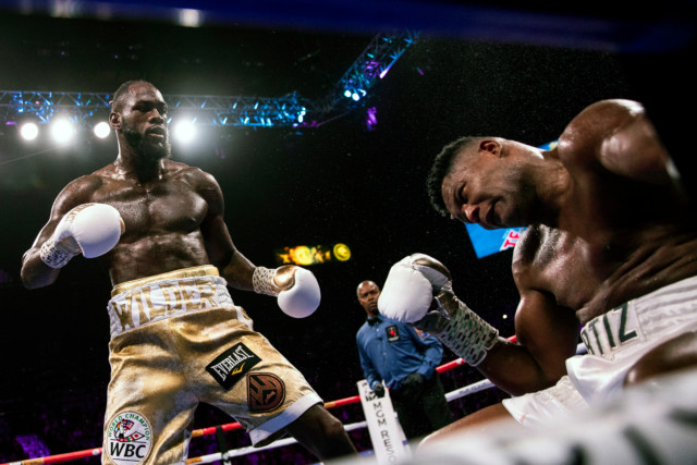 , Deontay Wilder in talks to fight Charles Martin – who Anthony Joshua destroyed in two rounds – if Fury trilogy falters