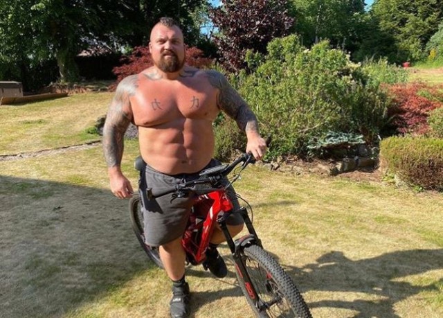 , Eddie Hall fuels Hafthor Bjornsson feud and says he ‘wouldn’t p*** on him if he was on fire’ ahead of boxing bout