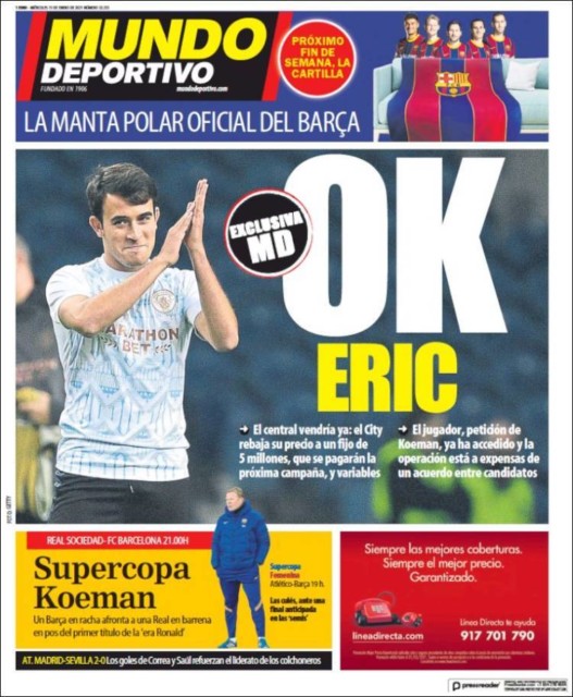 , Man City star Eric Garcia ‘reaches Barcelona transfer agreement over £8.9m January move on five-and-a-half-year deal’