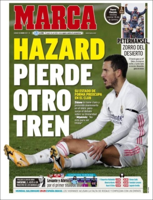 , Spanish press turn on Eden Hazard and question his role at Real Madrid in new low for the ex-Chelsea star