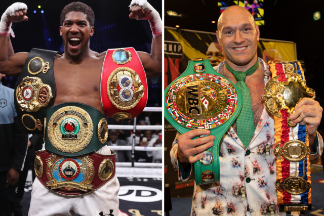 , Anthony Joshua and Tyson Fury hope to sign blockbuster fight deal NEXT MONTH even if venue is not confirmed
