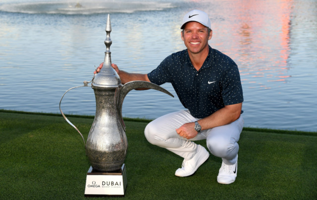 , Paul Casey wins Dubai Desert Classic by four shots as he becomes first man ever to complete ‘Desert Double’