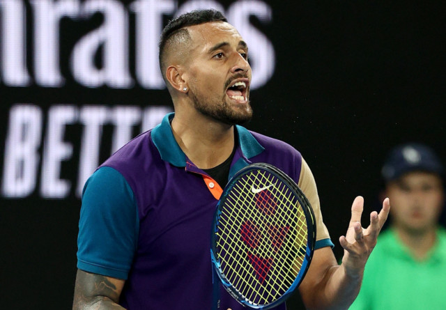 , Furious Nick Kyrgios confronts female Australian Open umpire over let technology and smashes racket in blazing row
