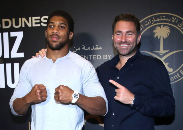 , Anthony Joshua vs Tyson Fury takes leap forward as Hearn reveals Gypsy King’s camp want just minor contract tweaks