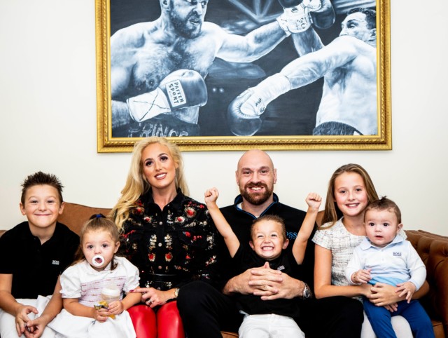 , Tyson Fury’s wife Paris pregnant with 6th child as heavyweight says he refuses to splash cash to keep kids grounded