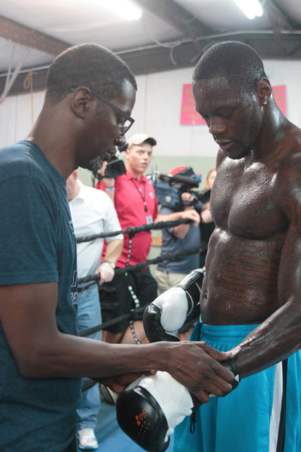 , Deontay Wilder was ‘untrainable’ and coaches had to keep criticism to themselves or feel ‘his wrath’, says Mark Breland