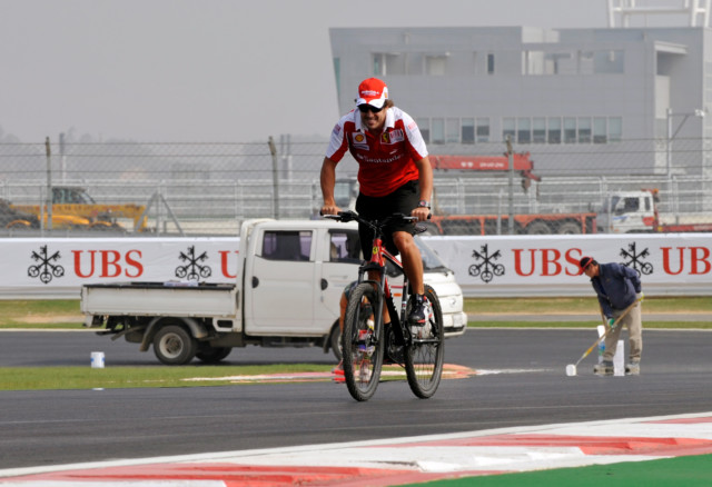 , Fernando Alonso posts training snap as F1 legend is back in action just DAYS after he was hospitalised in bike crash