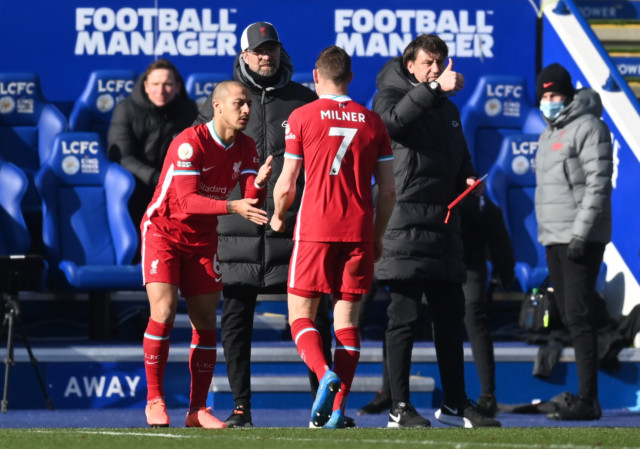 , Liverpool injury crisis deepens as James Milner goes off after just 17-minutes against Leicester to add to Klopp’s woes