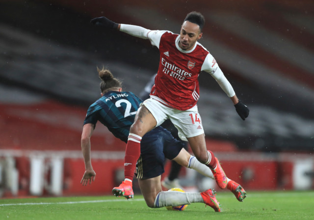 , Aubameyang twisted his ankle after hat-trick in Arsenal’s win over Leeds but should be fit for Benfica, confirms Arteta
