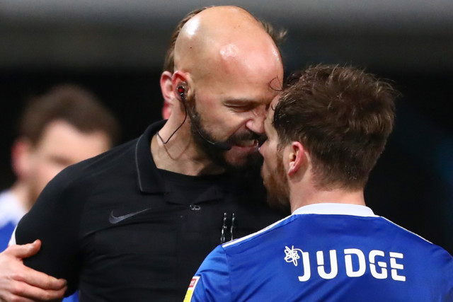 , Referee Darren Drysdale issues grovelling apology after SQUARING UP to Ipswich’s Judge as FA investigate clash