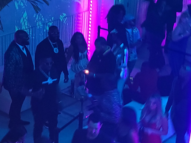 , Inside Floyd Mayweather’s 44th birthday bash with models in skin-tight silver outfits and legend arriving in £2m Bugatti