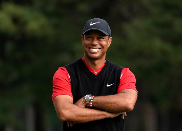 , What injuries did Tiger Woods suffer in the car accident today?