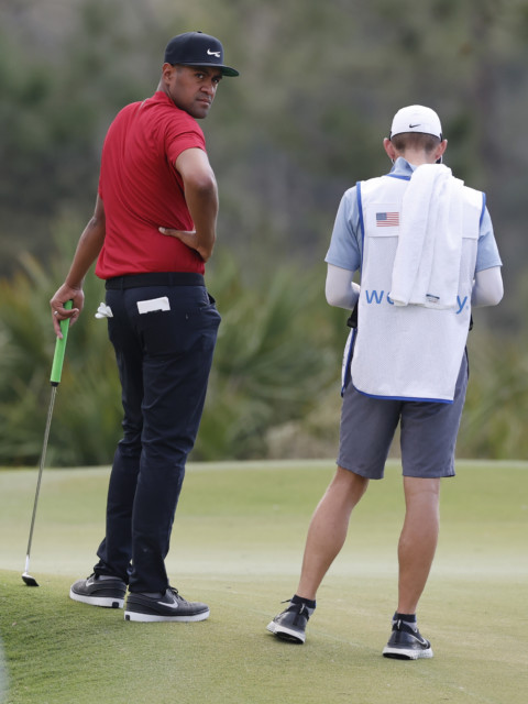 , Rory McIlroy leads Tiger Woods tributes as golf stars don famous red-black combo in honour of all-time great after crash