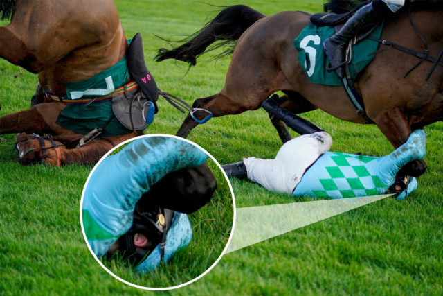 , Jockey Gina Andrews’ husband reveals hell of not being able to see her in hospital after she was kicked in face by horse