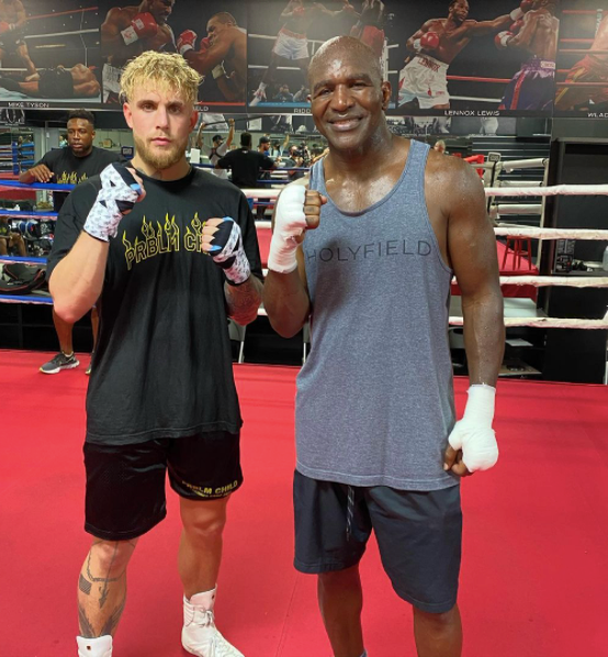 , Jake Paul trains for Ben Askren fight with Evander Holyfield as heavyweight legend lines up Mike Tyson trilogy