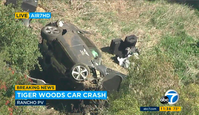 Tiger Woods car crash