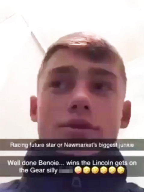 , Top jockey, 18, says he is victim of smear campaign after video appearing to show him with line of cocaine leaked online