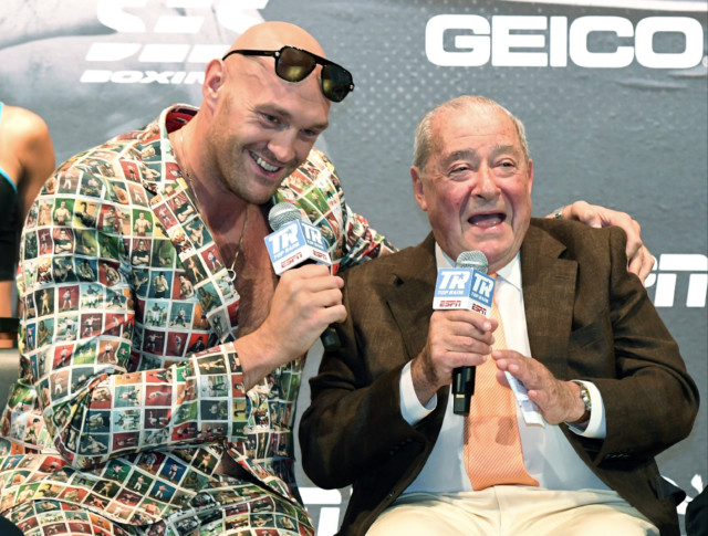 , Frustrated Anthony Joshua and Tyson Fury fans told ‘go f*** yourself’ by fuming Bob Arum for moaning about fight delay